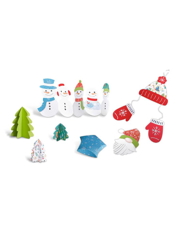 URSUS Papier-Bastelset "Winter holidays" in Bunt