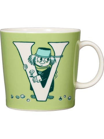 Moomin Kubek "V" w kolorze zielonym - 400 ml