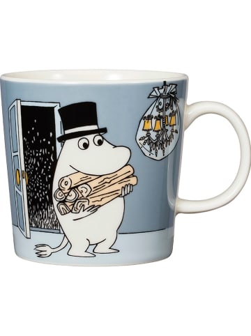 Moomin Tasse "Moominpappa" in Grau/ Weiß - 300 ml
