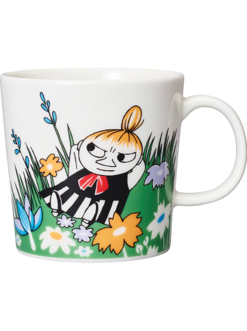Moomin Tasse "Little My and Meadow" in Weiß/ Grün - 300 ml