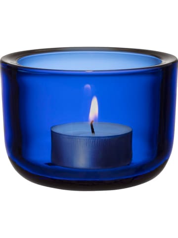 iittala Teelichthalter "Valkea" in Blau - Ø 8,5 cm