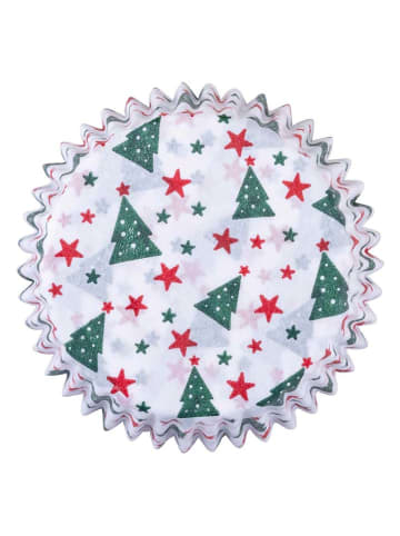 Zenker 2er-Set: Papierbackformen "Fair Weihnachten" in Bunt - 2x 40 Stück