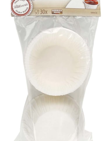 Zenker 2er-Set: Papierbackformen "Sternchen" in Weiß/ Schwarz - 2x 50 Stück