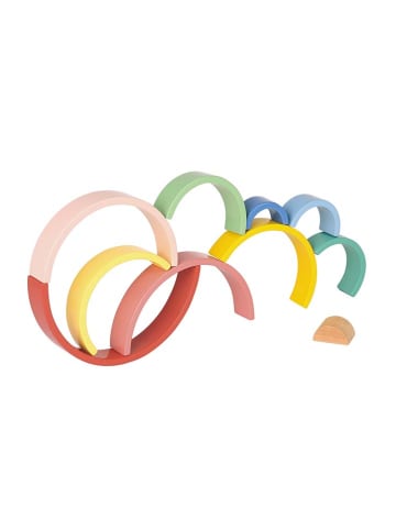 New Classic Toys 10-delige houten regenboog meerkleurig - vanaf 12 maanden