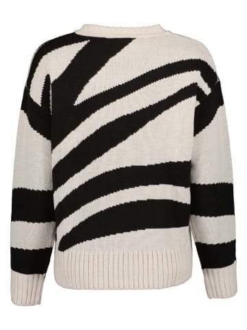 Blue Seven Pullover in Creme/ Schwarz