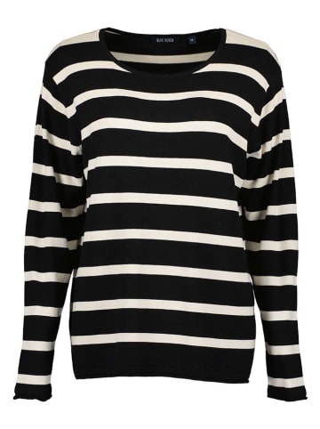 Blue Seven Pullover in Schwarz/ Weiß