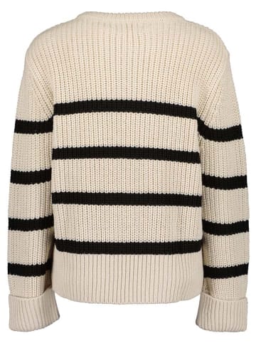 Blue Seven Pullover in Creme/ Schwarz