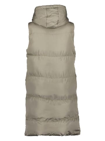 Blue Seven Doorgestikte bodywarmer taupe