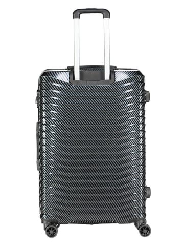 Geographical Norway 3tlg. Hardcase-Trolleyset "Sea" in Schwarz