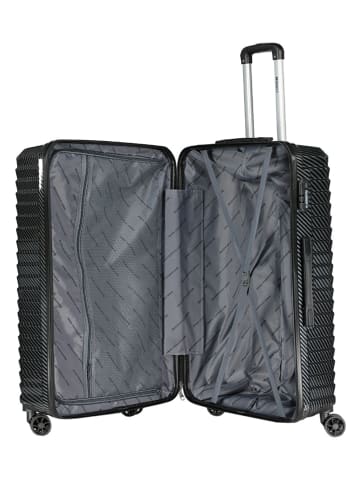 Geographical Norway 3tlg. Hardcase-Trolleyset "Sea" in Schwarz
