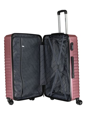 Geographical Norway 3tlg. Hardcase-Trolleyset "Sea" in Rosa