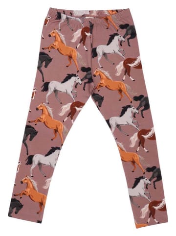 Walkiddy Legginsy w kolorze jasnobrązowym