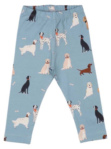Walkiddy Legginsy w kolorze błękitnym