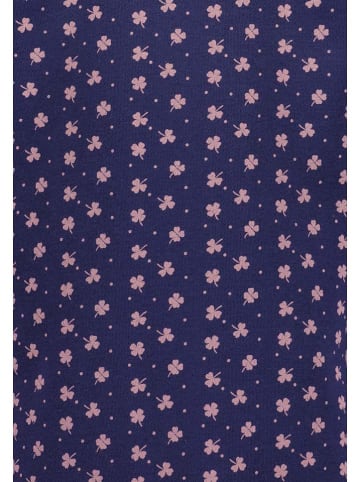 Blue Seven Sweatkleid in Dunkelblau/ Rosa