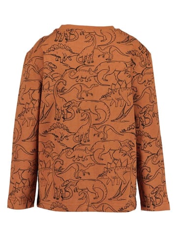 Blue Seven Longsleeve in Hellbraun