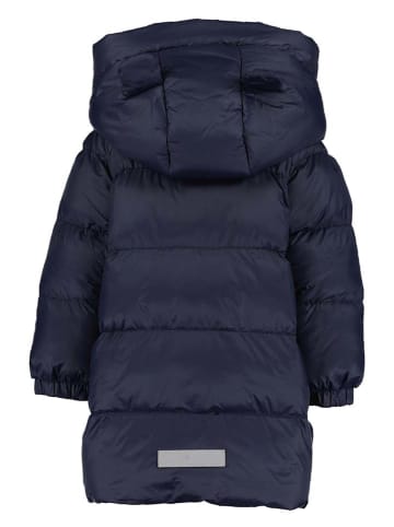 Blue Seven Doorgestikte jas donkerblauw