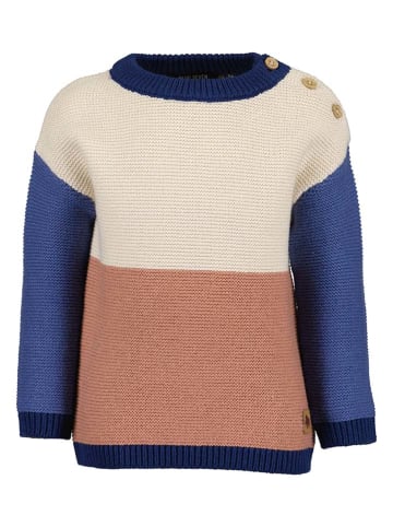 Blue Seven Sweter w kolorze niebiesko-beżowym