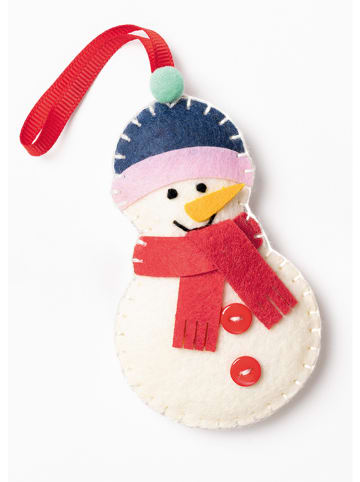 folia PAPER 14tlg. Bastelset "Mini Filzinies Schneemann" - ab 8 Jahren