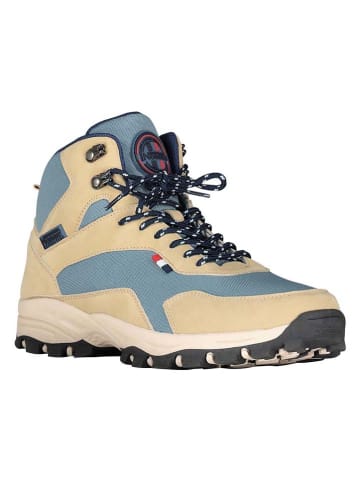 Geographical Norway Boots "Olain" in Beige/ Hellblau