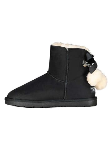 Geographical Norway Winterboots "Oponpon" in Schwarz