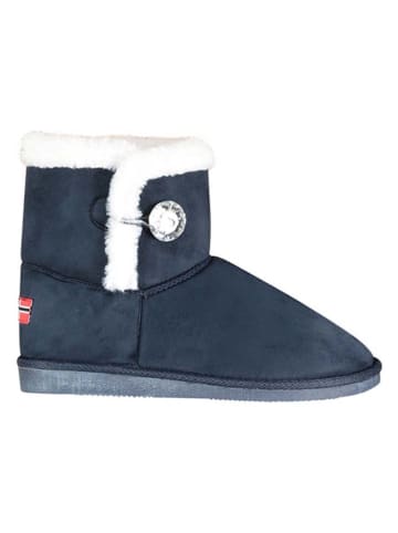 Geographical Norway Botki zimowe "Ogossip" w kolorze czarnym