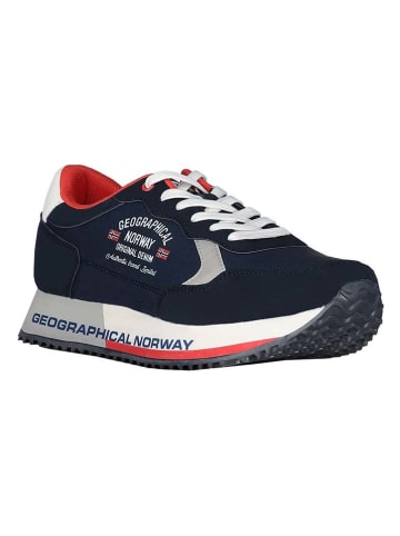 Geographical Norway Sneakersy "Ostyle" w kolorze granatowym