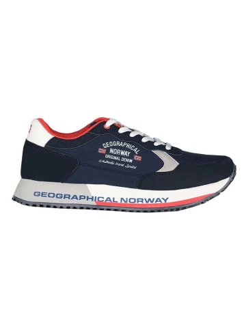 Geographical Norway Sneakers "Ostyle" donkerblauw