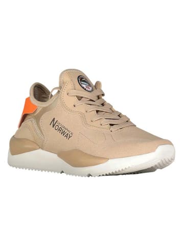 Geographical Norway Sneakersy "Ovitt" w kolorze beżowym