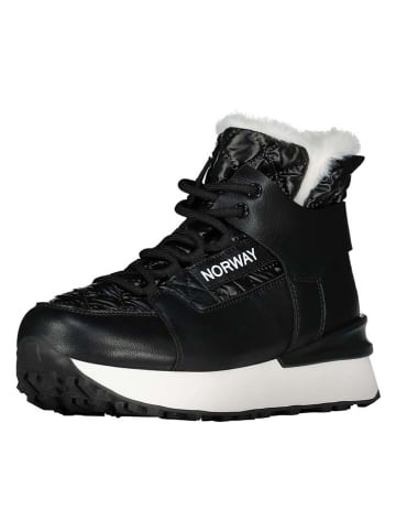 Geographical Norway Botki "Obim" w kolorze czarnym