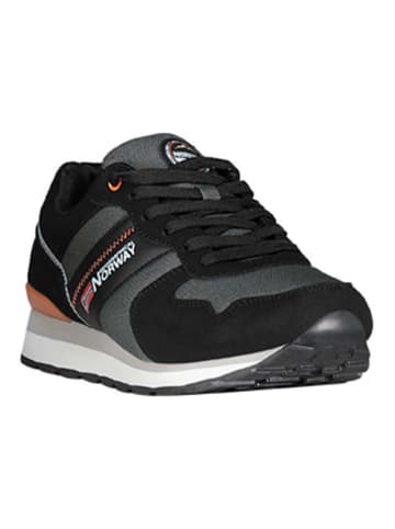 Geographical Norway Sneakersy "Ocasual" w kolorze szaro-czarnym