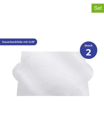 Wenko 2er-Set: Backmatten in Silber - (L)33 x (B)48 cm