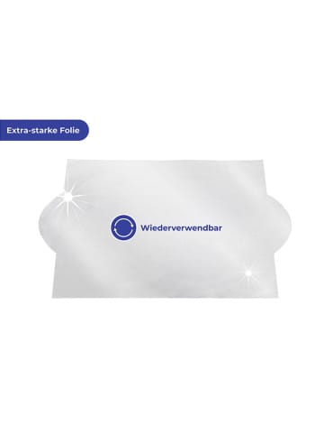 Wenko 2er-Set: Backmatten in Silber - (L)33 x (B)48 cm