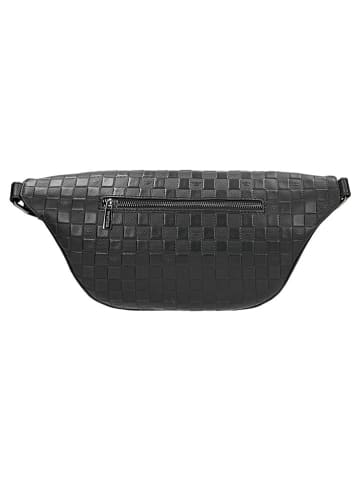 Wojas Leder-Gürteltasche in Schwarz - (B)38 x (H)19 x (T)10 cm