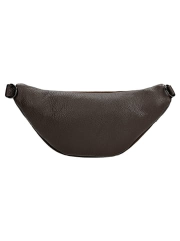Wojas Leder-Gürteltasche in Dunkelbraun - (B)23 x (H)13 x (T)7 cm