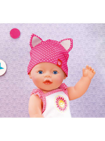 Dolly Moda Omkeerbare poppenmuts "Dolly Moda" grijs - vanaf 3 jaar