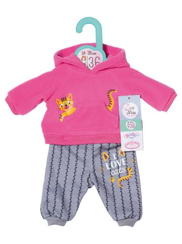 Dolly Moda Puppenoutfit "Dolly Moda Joggingsuit" in Pink - ab 12 Monaten