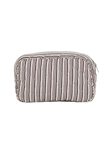 Becksöndergaard Kosmetiktasche "Poline Mini Malin" in Creme/ Rot - (B)22 x (H)14 cm