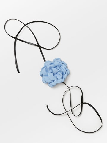Becksöndergaard Ketting "Althea Flower" lichtblauw/zwart