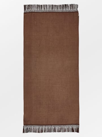 Becksöndergaard Schal "Fran" in Braun - (L)200 x (B)100 cm