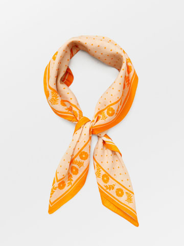 Becksöndergaard Doek "Flaia" beige/oranje - (L)55 x (B)55 cm