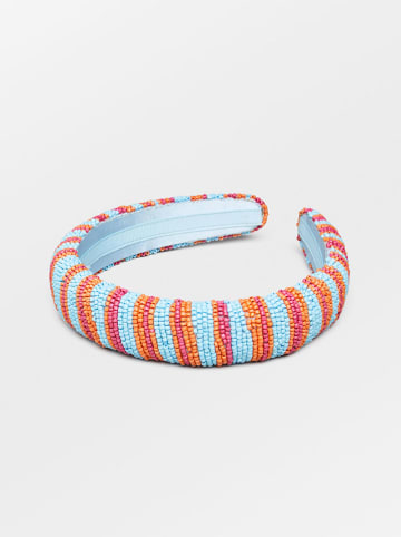 Becksöndergaard Diadeem "Blura" lichtblauw/oranje