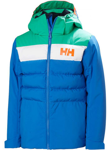 Helly Hansen Kurtka narciarska "Cyclone" w kolorze niebiesko-zielonym