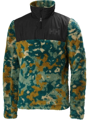 Helly Hansen Fleecepullover "Champ" in Schwarz/ Grün