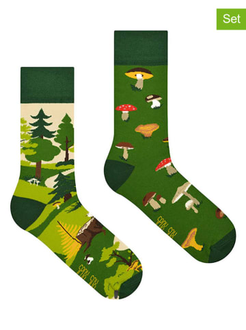 Spox Sox 2er-Set: Socken in Grün