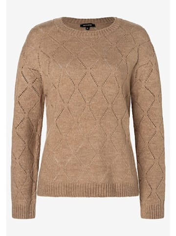 More & More Sweter w kolorze jasnobrązowym