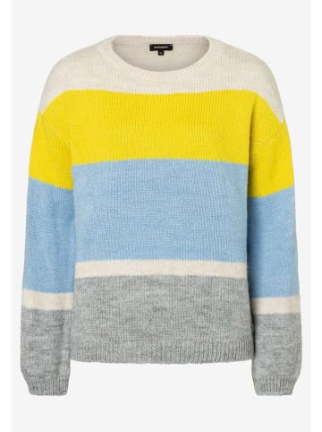 More & More Sweter w kolorze błękitno-szaro-żółtym