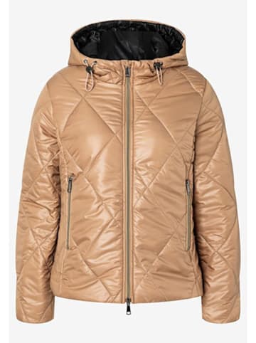More & More Doorgestikte jas beige