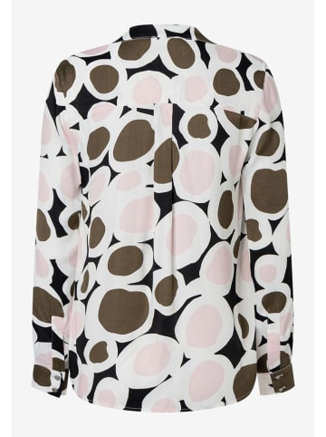 More & More Bluse in Creme/ Hellbraun