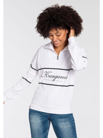 Kangaroos Bluza w kolorze białym