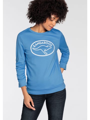 Kangaroos Sweatshirt in Hellblau